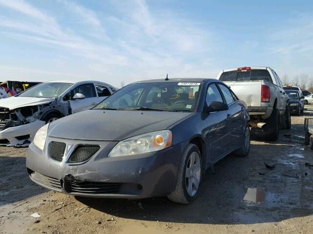 1G2ZG57B184188415 - 2008 PONTIAC G6 BASE GRAY photo 2