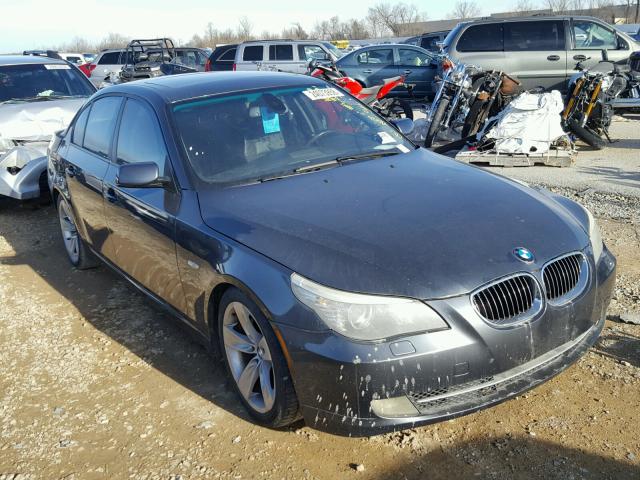 WBANU53508C114599 - 2008 BMW 528 I BLACK photo 1