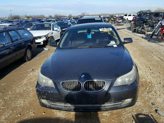 WBANU53508C114599 - 2008 BMW 528 I BLACK photo 9