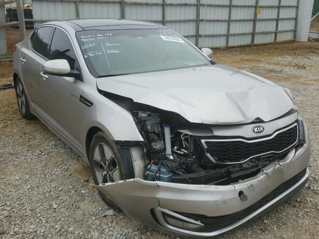 KNAGM4AD1D5042257 - 2013 KIA OPTIMA HYB TAN photo 1