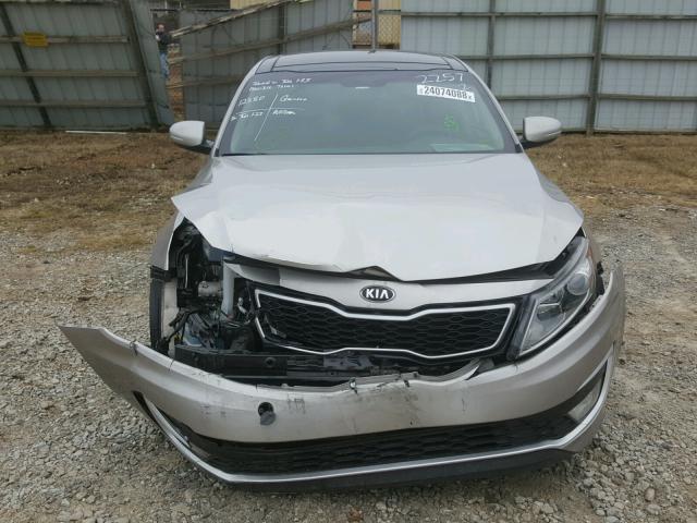 KNAGM4AD1D5042257 - 2013 KIA OPTIMA HYB TAN photo 9