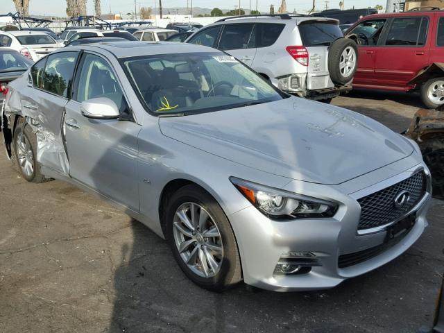 JN1CV7AP7GM202407 - 2016 INFINITI Q50 BASE SILVER photo 1