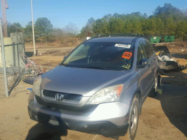 3CZRE38318G704380 - 2008 HONDA CR-V LX SILVER photo 2