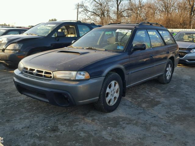 4S3BG6856X7636110 - 1999 SUBARU LEGACY OUT BLUE photo 2