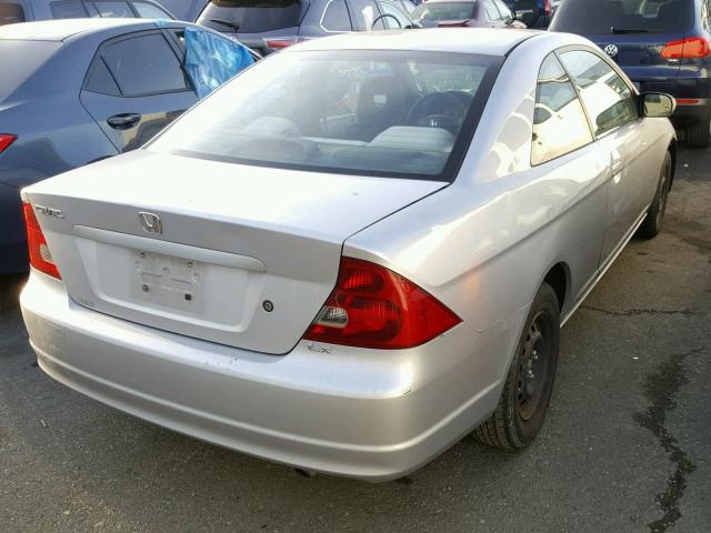 1HGEM225X2L017826 - 2002 HONDA CIVIC LX SILVER photo 4