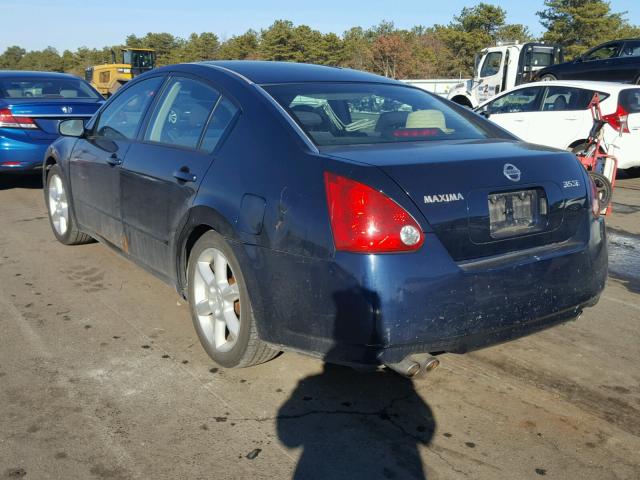 1N4BA41E46C816312 - 2006 NISSAN MAXIMA SE BLUE photo 3