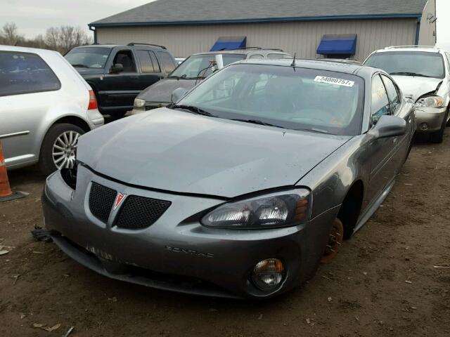2G2WR524X41293143 - 2004 PONTIAC GRAND PRIX CHARCOAL photo 2