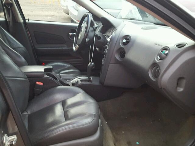 2G2WR524X41293143 - 2004 PONTIAC GRAND PRIX CHARCOAL photo 5