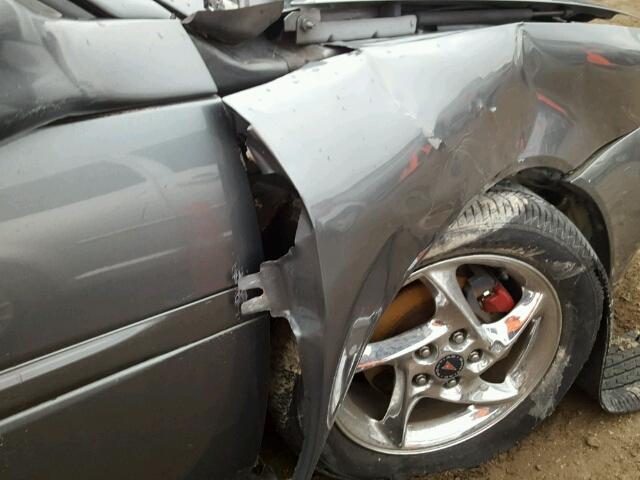 2G2WR524X41293143 - 2004 PONTIAC GRAND PRIX CHARCOAL photo 9