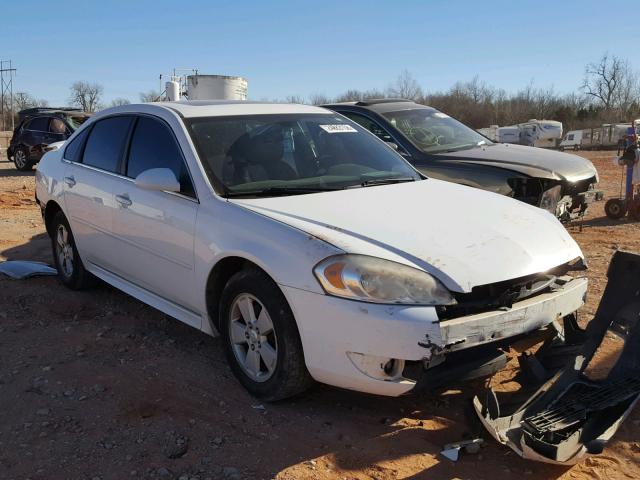 2G1WB5EN4A1162296 - 2010 CHEVROLET IMPALA LT WHITE photo 1