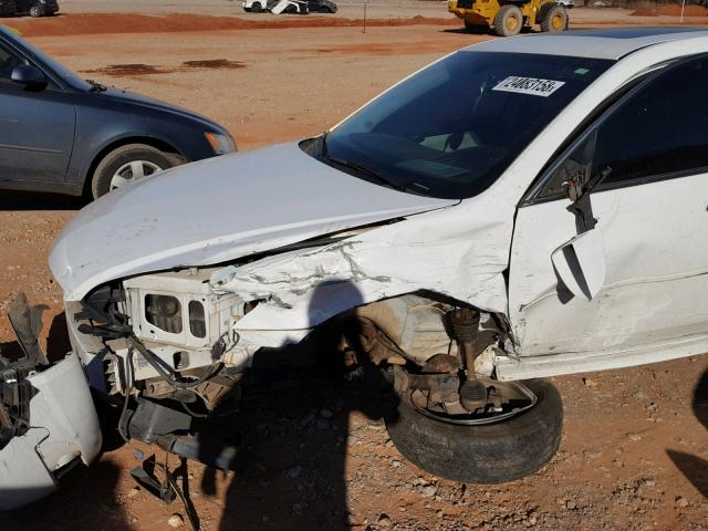 2G1WB5EN4A1162296 - 2010 CHEVROLET IMPALA LT WHITE photo 10