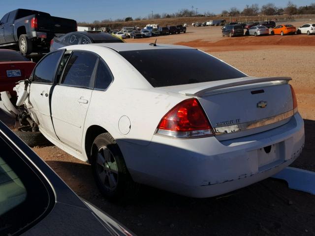 2G1WB5EN4A1162296 - 2010 CHEVROLET IMPALA LT WHITE photo 3