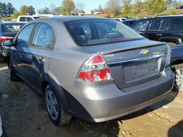 KL1TG5DE4AB106590 - 2010 CHEVROLET AVEO LT GRAY photo 3