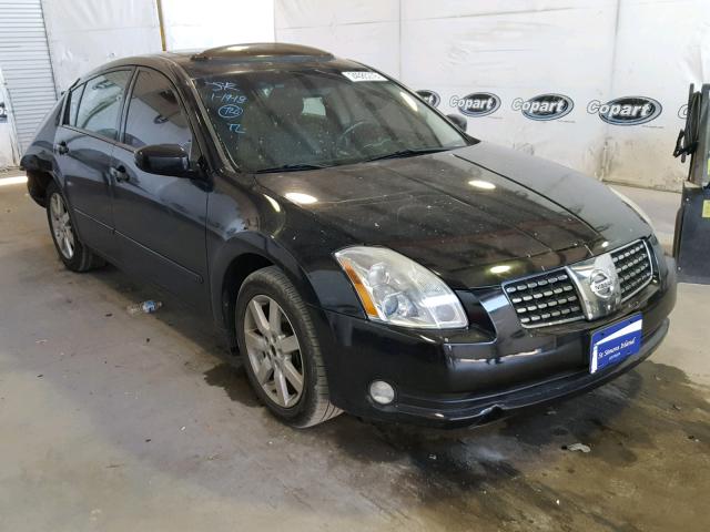 1N4BA41E44C856371 - 2004 NISSAN MAXIMA SE BLACK photo 1