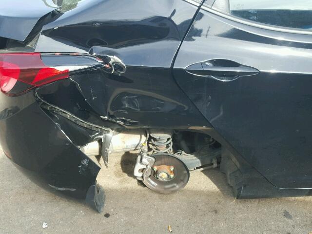 KMHDH4AE4GU585997 - 2016 HYUNDAI ELANTRA SE BLACK photo 9