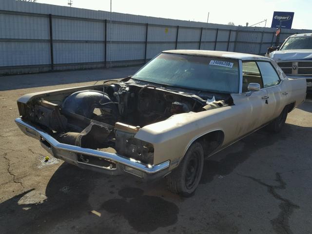 484391H407404 - 1971 BUICK ELECTRA TAN photo 2