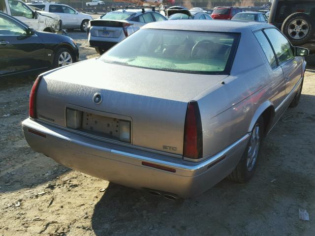 1G6ET1291VU617490 - 1997 CADILLAC ELDORADO T SILVER photo 4