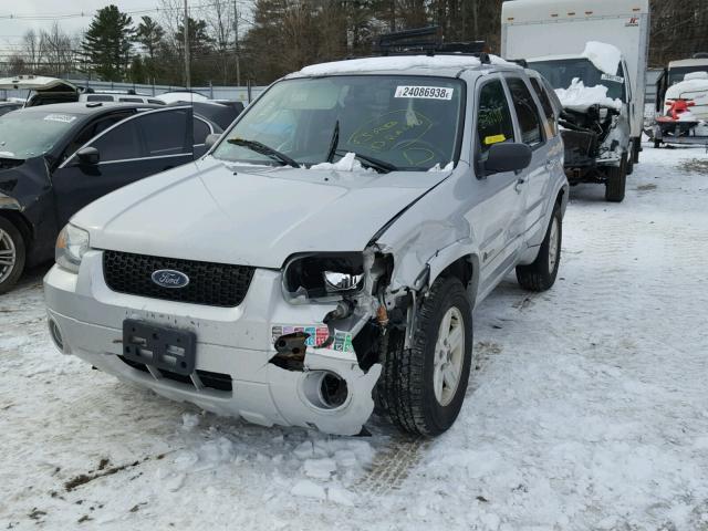 1FMCU96HX5KE24540 - 2005 FORD ESCAPE HEV GRAY photo 2