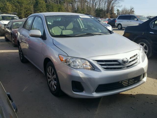 5YFBU4EEXDP084641 - 2013 TOYOTA COROLLA BA SILVER photo 1