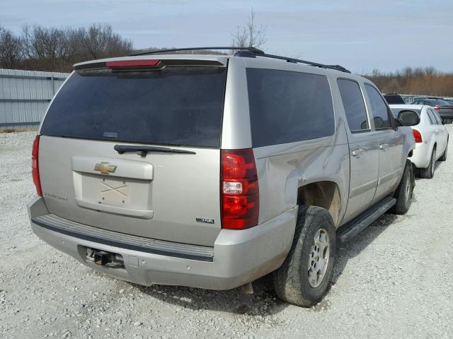 3GNFK16398G176927 - 2008 CHEVROLET SUBURBAN K SILVER photo 4