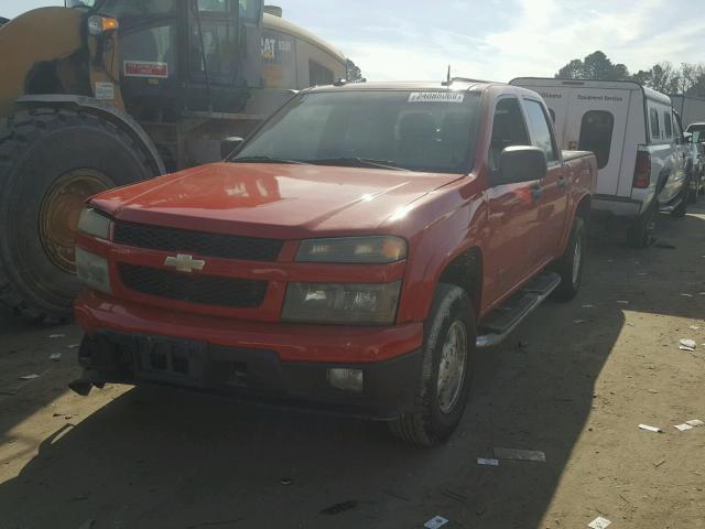 1GCDT136748147499 - 2004 CHEVROLET COLORADO RED photo 2