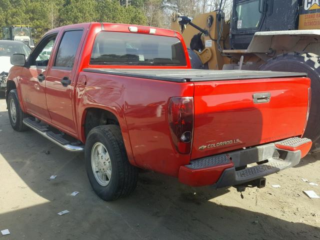 1GCDT136748147499 - 2004 CHEVROLET COLORADO RED photo 3