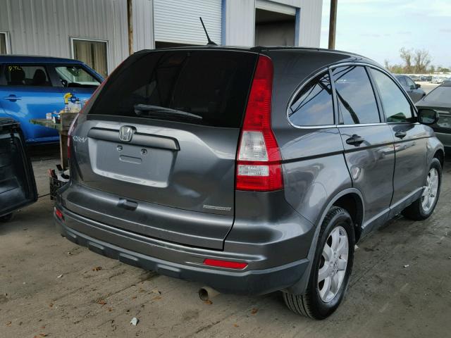 JHLRE3H46BC015186 - 2011 HONDA CR-V SE GRAY photo 4