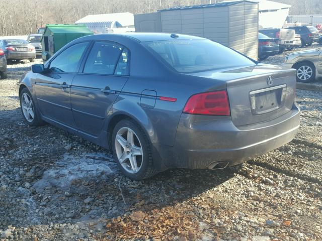 19UUA662X6A000098 - 2006 ACURA 3.2TL GRAY photo 3