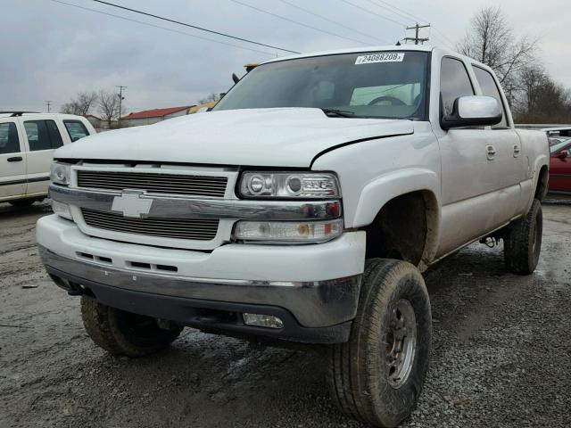 1GCHK23G31F202511 - 2001 CHEVROLET SILVERADO WHITE photo 2