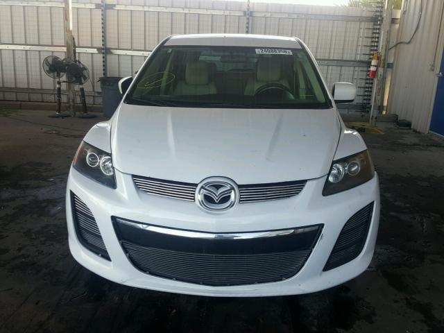 JM3ER2AM9B0394018 - 2011 MAZDA CX-7 WHITE photo 9