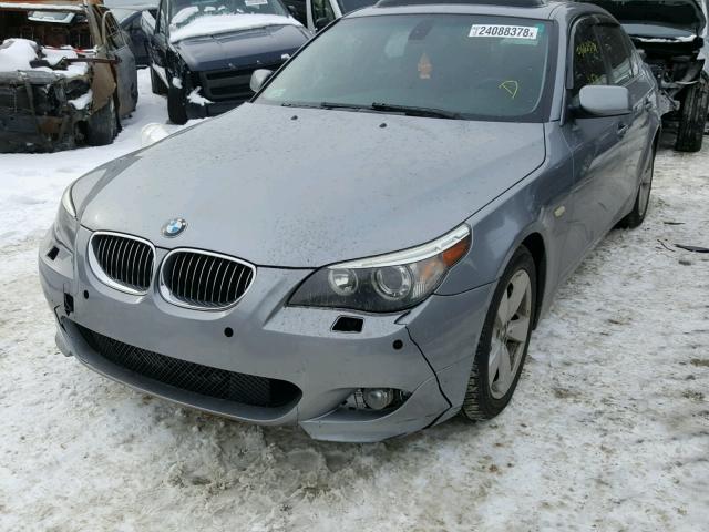 WBANF735X7CU26580 - 2007 BMW 530 XI GRAY photo 2