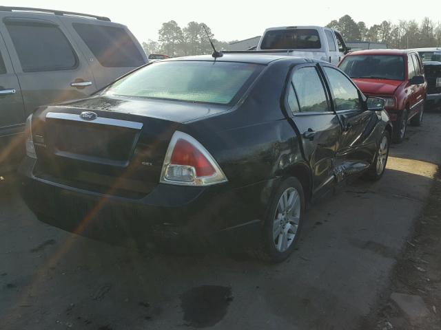 3FAHP08Z18R188403 - 2008 FORD FUSION SEL BLACK photo 4