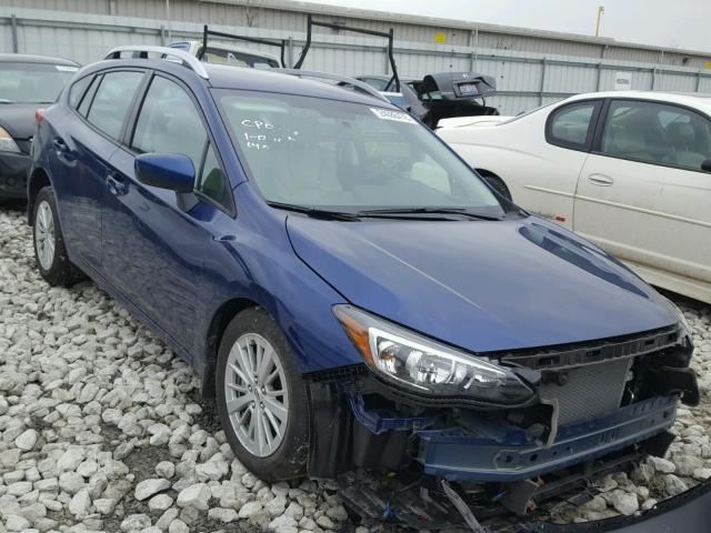 4S3GTAD62H3710215 - 2017 SUBARU IMPREZA PR BLUE photo 1