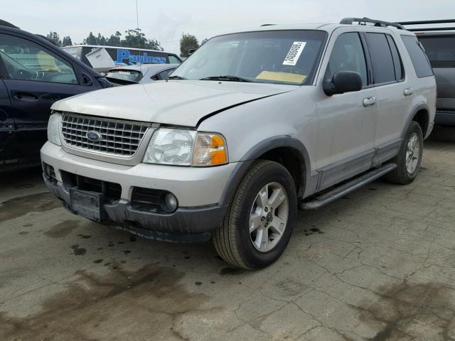 1FMDU73K63UB31437 - 2003 FORD EXPLORER X SILVER photo 2