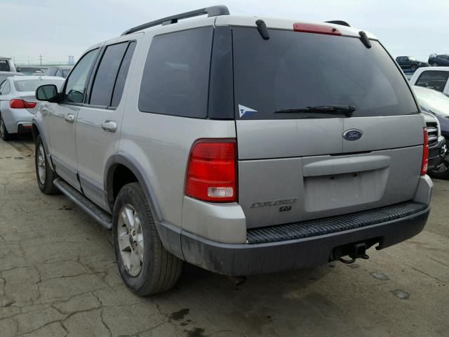 1FMDU73K63UB31437 - 2003 FORD EXPLORER X SILVER photo 3
