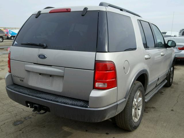 1FMDU73K63UB31437 - 2003 FORD EXPLORER X SILVER photo 4