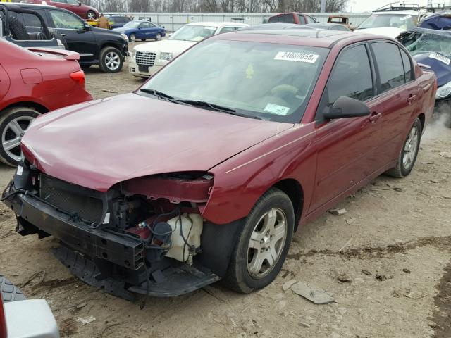 1G1ZU54814F102136 - 2004 CHEVROLET MALIBU LT MAROON photo 2