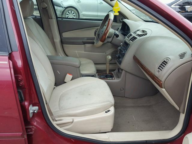 1G1ZU54814F102136 - 2004 CHEVROLET MALIBU LT MAROON photo 5