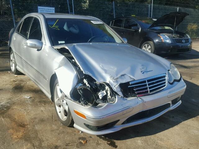 WDBRF40J75F660853 - 2005 MERCEDES-BENZ C 230K SPO SILVER photo 1