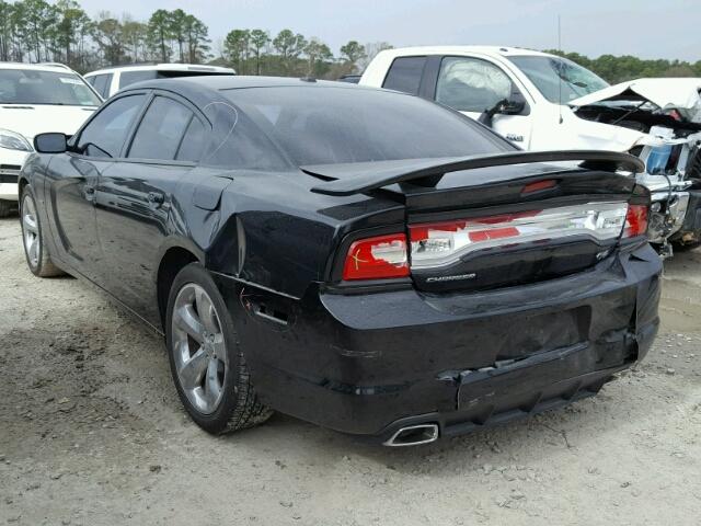 2C3CDXCT8EH271671 - 2014 DODGE CHARGER R/ BLACK photo 3