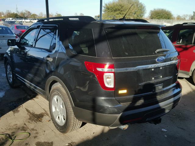 1FM5K7B86DGA36540 - 2013 FORD EXPLORER BLACK photo 3