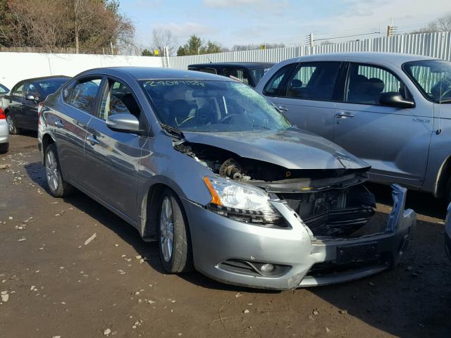 3N1AB7AP7DL679618 - 2013 NISSAN SENTRA S BLUE photo 1