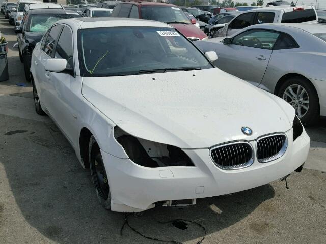 WBANE73537CM44406 - 2007 BMW 530 I WHITE photo 1