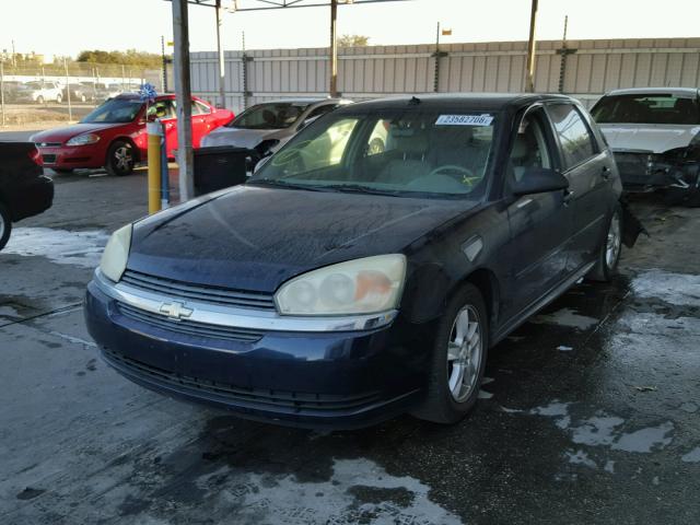 1G1ZT64895F327463 - 2005 CHEVROLET MALIBU MAX BLUE photo 2