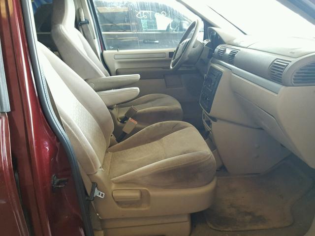 2FMDA51696BA39347 - 2006 FORD FREESTAR S BURGUNDY photo 5