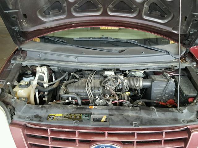 2FMDA51696BA39347 - 2006 FORD FREESTAR S BURGUNDY photo 7