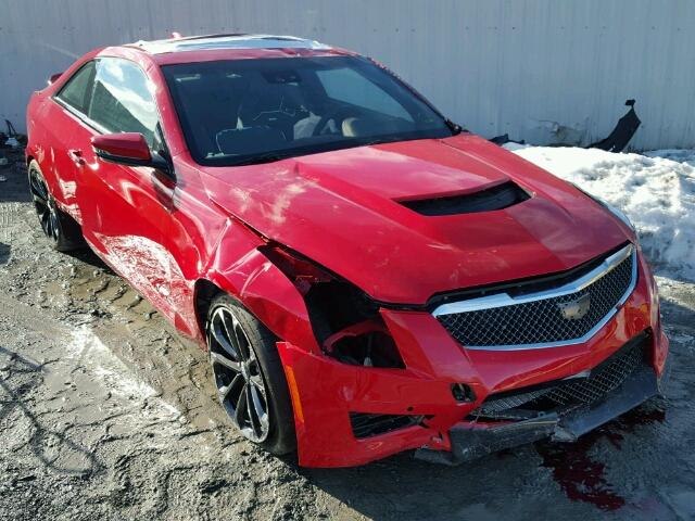 1G6AN1RY2H0146998 - 2017 CADILLAC ATS-V RED photo 1