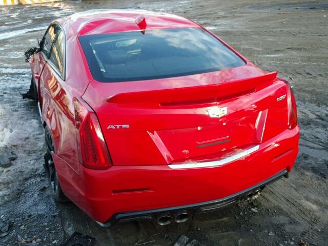 1G6AN1RY2H0146998 - 2017 CADILLAC ATS-V RED photo 3