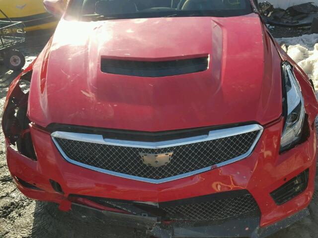 1G6AN1RY2H0146998 - 2017 CADILLAC ATS-V RED photo 9