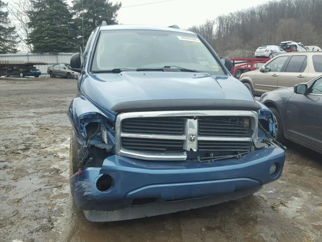 1D4HB58D64F173867 - 2004 DODGE DURANGO LI BLUE photo 9